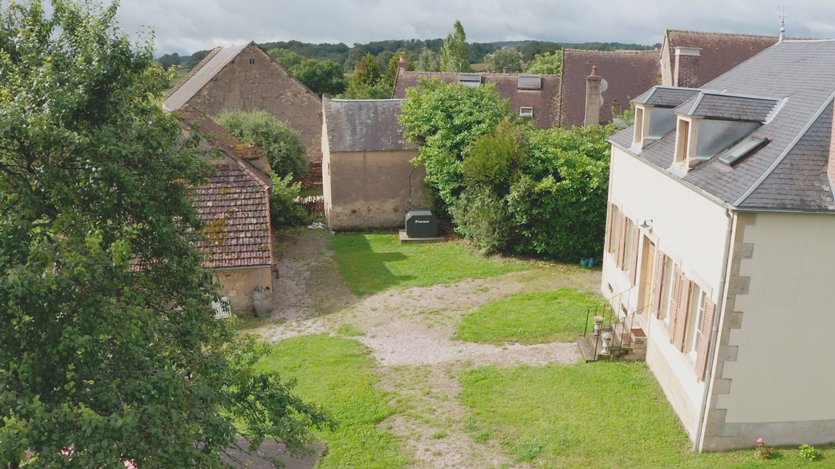 A residential property fitted with a Daikin Sound Enclosure Unit.
